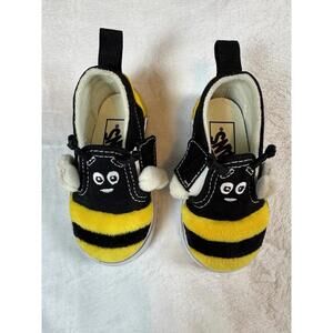 Vans Bumblebee Toddler Shoes Size 4